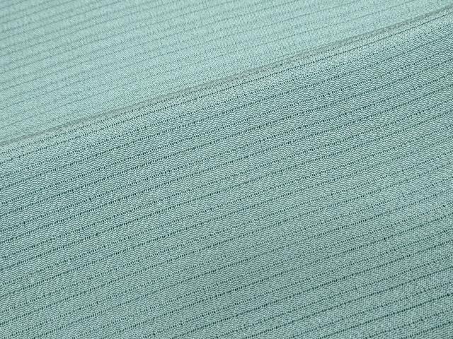 平和屋着物*夏物 色無地 絽縮緬 薄青色 正絹 逸品 CABK0569th