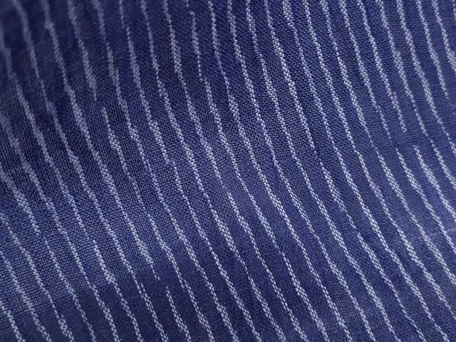 平和屋着物*夏物 本場小千谷ちぢみ 縞 麻 逸品 CABK0588th