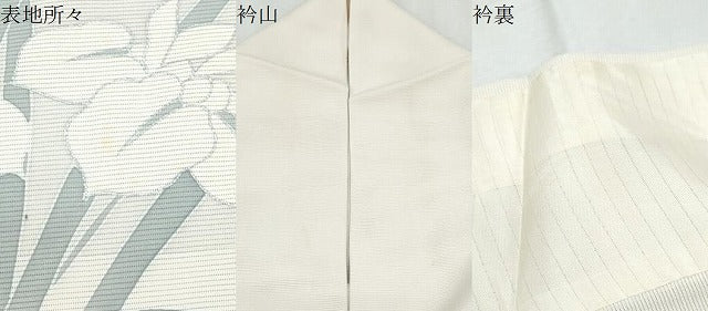 平和屋着物*夏物 訪問着 絽 流水花文 正絹 逸品 CABK0596th