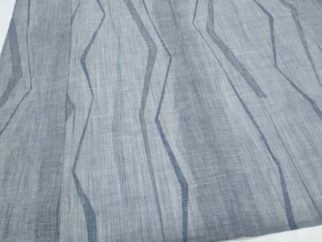 平和屋着物*夏物 本場小千谷ちぢみ 吉祥文 麻 逸品 CABK0599th