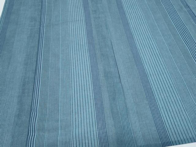 平和屋着物*夏物 小紋 紗 縞 洗える着物 CABK0606th