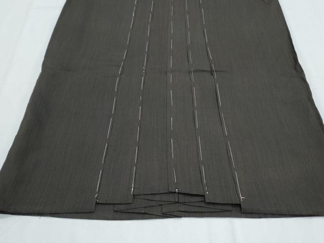 平和屋着物*夏物 男性 行灯袴 縞 正絹 逸品 未使用 CABK0611th