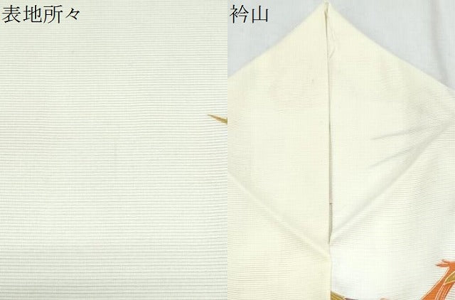 平和屋着物*夏物 小紋 絽 鳳凰 暈し染め 洗える着物 CABK0624th