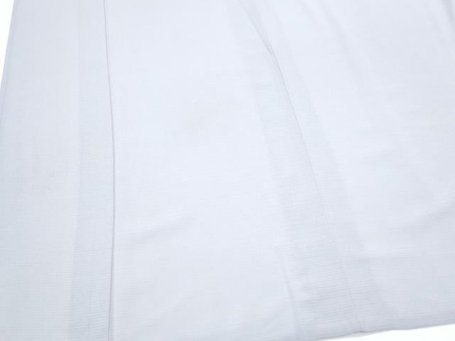 平和屋着物*夏物 色無地 絽縮緬 牡丹鼠色 洗える着物 CABK0645th