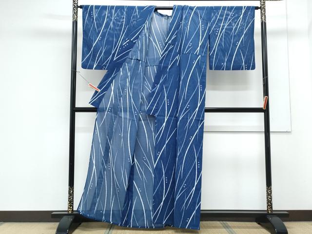 平和屋着物*夏物 小紋 絽 吉祥文 洗える着物 CABK0657th