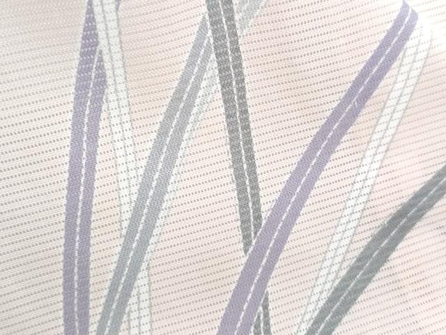 平和屋着物*夏物 小紋 絽 芝草文 洗える着物 CABK0678th