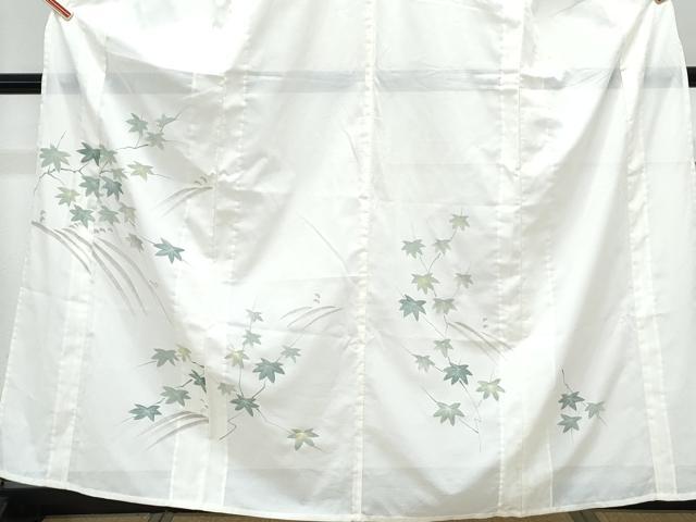 平和屋着物*夏物 訪問着 絽 楓文 洗える着物 CABK0695th