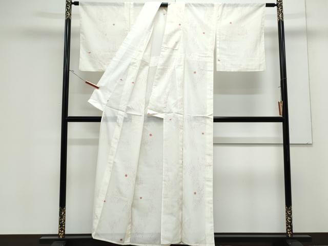 平和屋着物*夏物 小紋 絽 楓文 鈴乃屋扱い 洗える着物 CABK0701th