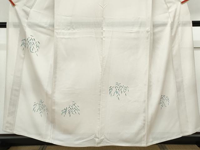 平和屋着物*夏物 訪問着 絽 枝葉文 正絹 逸品 CABK0711th