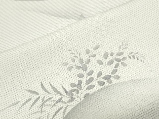 平和屋着物*夏物 小紋 絽 遠山草花文 正絹 逸品 CABK0723th