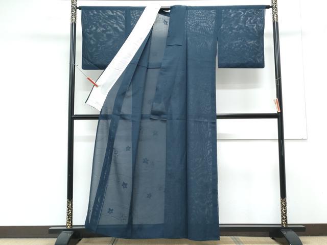 平和屋着物*夏物 色無地 絽 草花紋紗 褐返色 正絹 逸品 CABK0731th