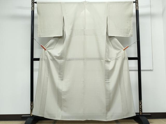 平和屋着物*夏物 江戸小紋 絽 縞 正絹 逸品 未使用 CABK0748th