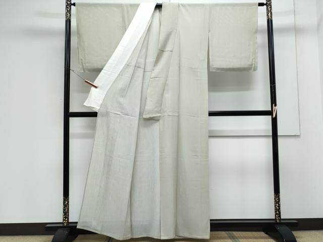 平和屋着物*夏物 江戸小紋 絽 縞 正絹 逸品 未使用 CABK0748th