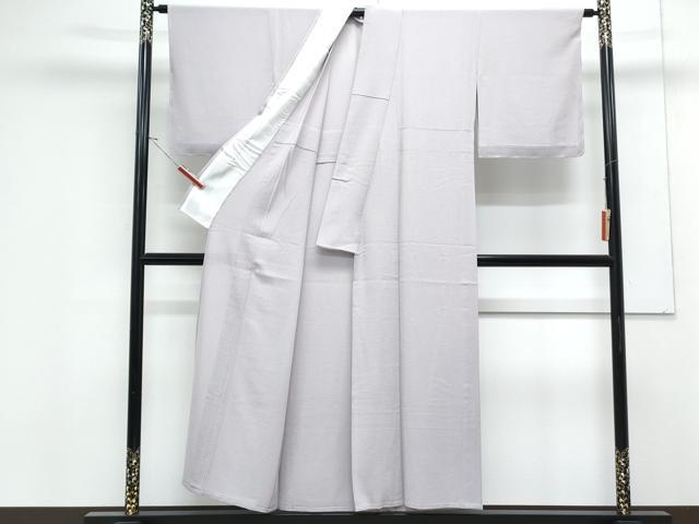 平和屋着物*夏物 色無地 絽縮緬 薄葡萄色 正絹 逸品 CABK0749th