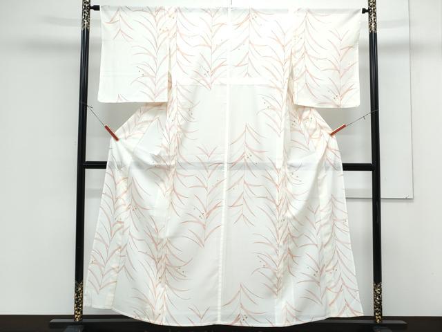 平和屋着物*夏物 小紋 絽 露草文 洗える着物 CABK0764th