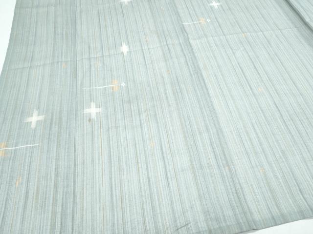 平和屋着物*夏物 小紋 紗 琉球絣文様 洗える着物 CABK0783th
