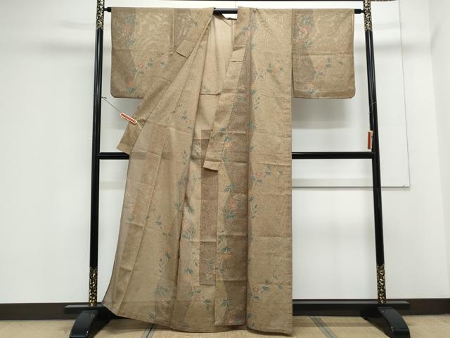 平和屋着物*夏物 小紋 絽 花間道 洗える着物 CABK0786th