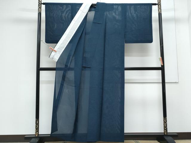 平和屋着物*夏物 色無地 流水草葉紋紗 褐返色 正絹 逸品 CABK0800th