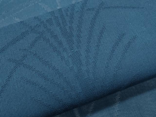 平和屋着物*夏物 色無地 流水草葉紋紗 褐返色 正絹 逸品 CABK0800th
