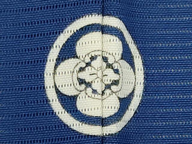 平和屋着物*夏物 色無地 絽 紺瑠璃色 正絹 逸品 CABK0812ou
