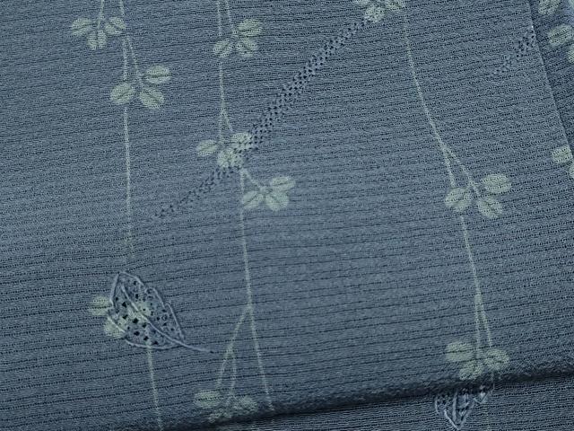 平和屋着物*夏物 中国三大刺繍 スワトウ刺繍 訪問着 絽縮緬 枝花文 正絹 逸品 CABK0828ou