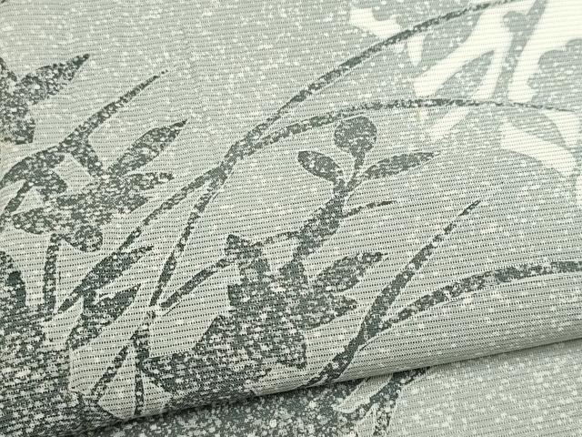 平和屋着物*夏物 訪問着 絽 色紙重ね草花文 シルエット 金彩 正絹 逸品 CABK0829ou