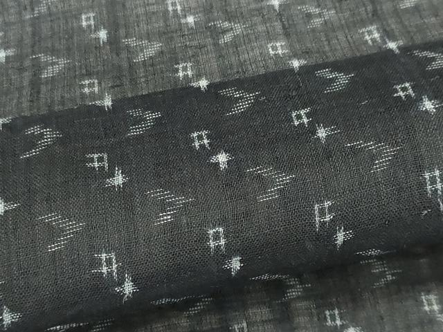 平和屋着物*夏物 上布 絣文様 麻 逸品 CABK0835ou