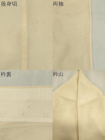 平和屋着物*夏物 訪問着 絽 草花文 銀彩 正絹 逸品 CABK0860ou