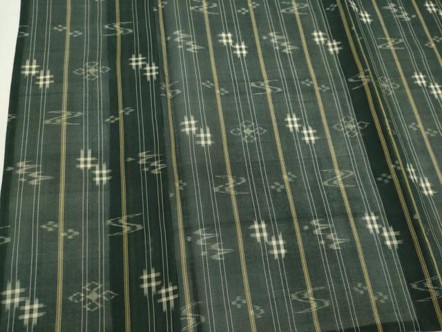 平和屋着物*夏物 本場琉球絣 夏琉球 琉球絣文様 高島屋扱い 正絹 逸品 CABK0864ou