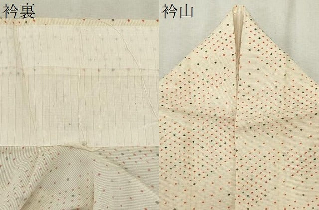 平和屋着物*夏物 小紋 絽 霞文 正絹 逸品 CABK0880ou