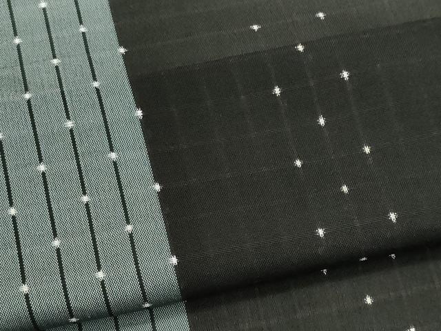 平和屋着物*夏物 紗紬 間道 正絹 逸品 CABK0923ou