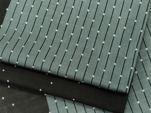 平和屋着物＊夏物 紗紬 間道 正絹 逸品 CABK0923ou