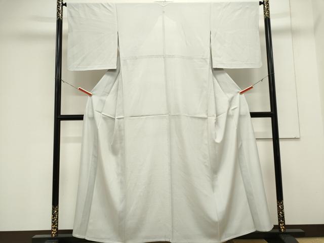 平和屋着物*夏物 色無地 絽 絹鼠色 正絹 逸品 CABK0936ou