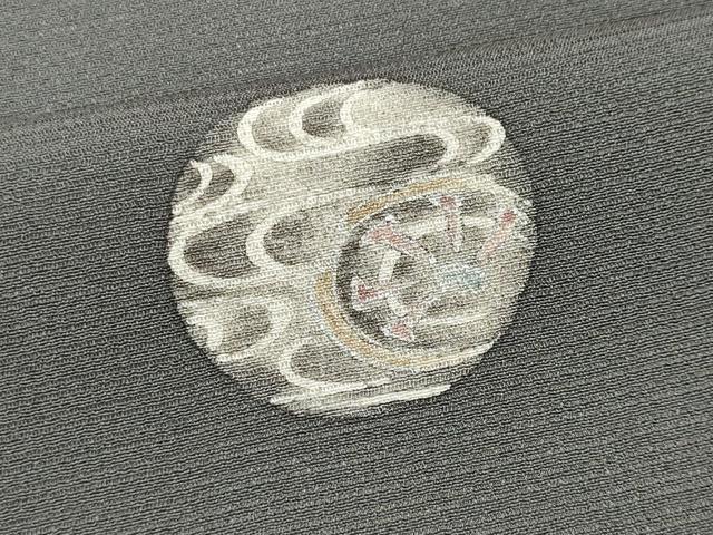 平和屋着物*夏物 訪問着 絽縮緬 風景丸文 正絹 逸品 CABK1010ou