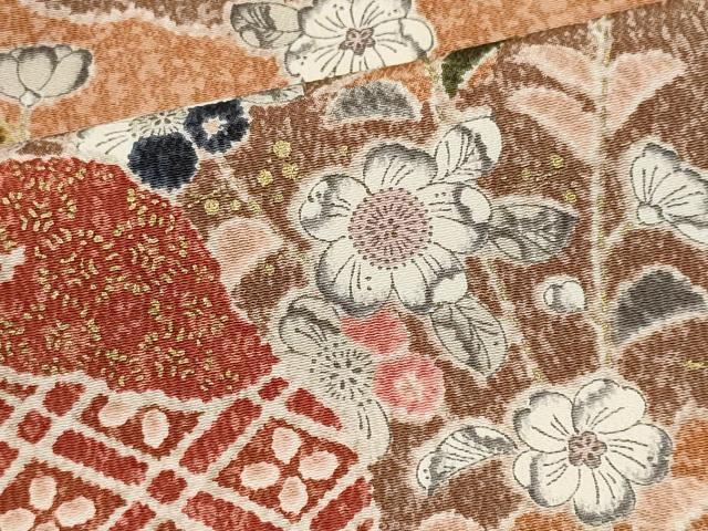 平和屋着物■上質な小紋 辻が花 金彩 正絹 逸品 CABK1040ou