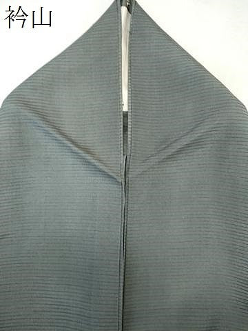 平和屋着物*夏物 色無地 絽 灰色 正絹 逸品 CABK1063ou