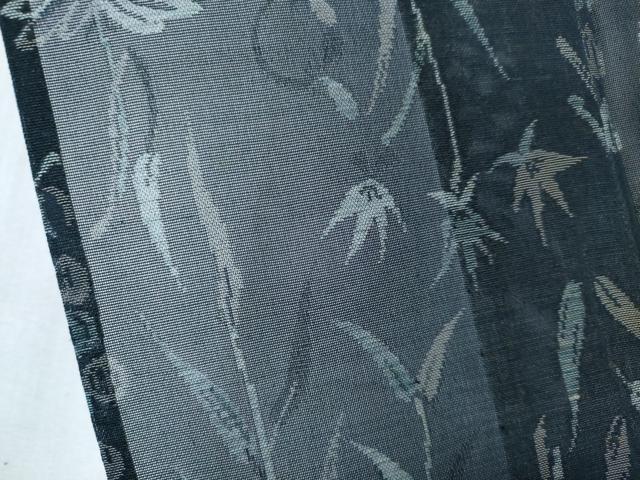 平和屋着物*夏物 風通お召 紗 草花文 正絹 逸品 CABK1074ou