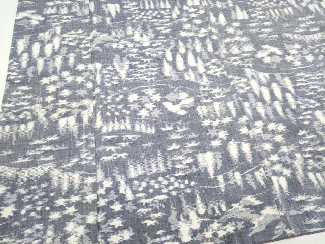 平和屋着物■上質な紬 刺繍 風景文 正絹 逸品 CABK1103ou