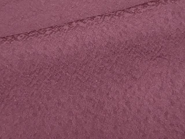 平和屋着物■上質な色無地 茄子紺色 正絹 逸品 CABK1104ou