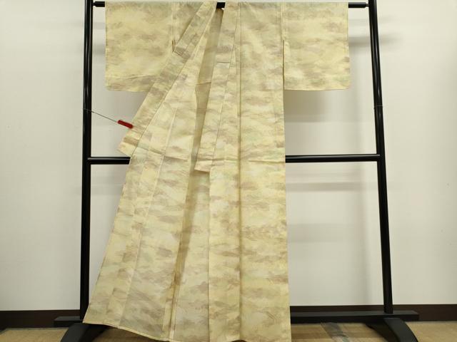 平和屋着物*夏物 紗紬 流水紋紗 霞文 正絹 逸品 CABK1132ou