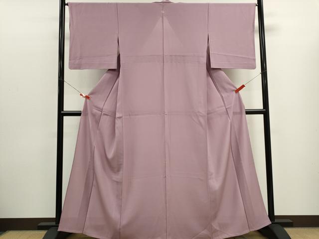 平和屋着物*夏物 色無地 絽 紅藤色 正絹 逸品 CABK1157ou