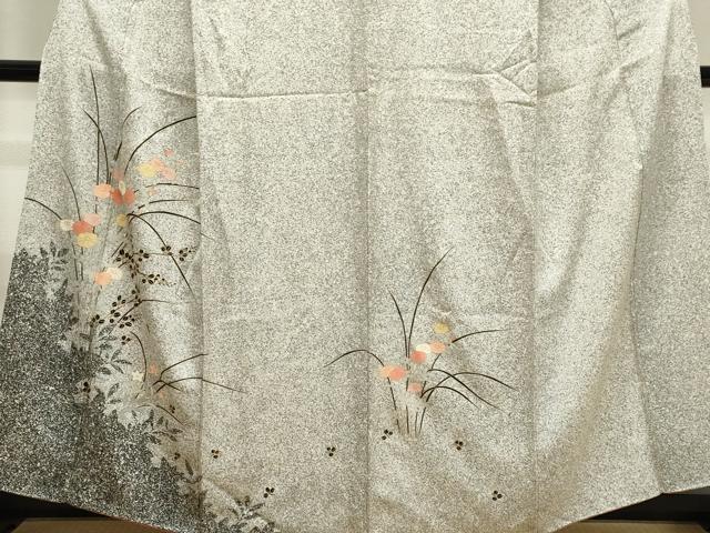 平和屋着物■訪問着 訪問着 草花文 金彩 正絹 逸品 CABK1163ou