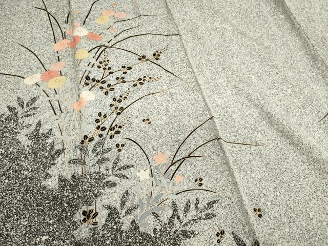 平和屋着物■訪問着 訪問着 草花文 金彩 正絹 逸品 CABK1163ou