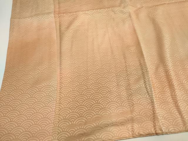 平和屋着物■上質な小紋 霞青海波地紋 暈し染め 正絹 逸品 CABK1187ou