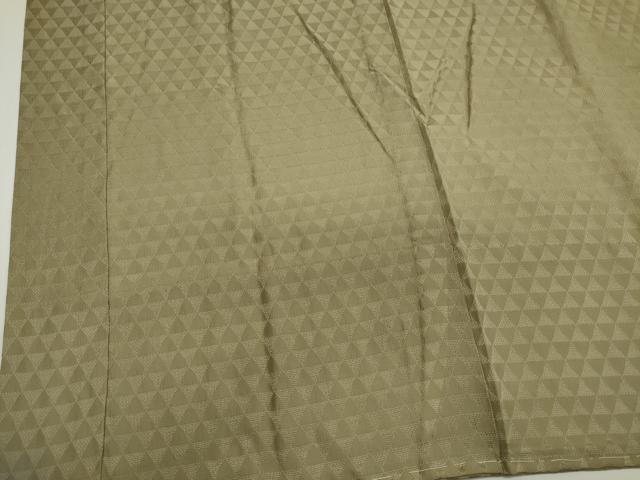 平和屋着物●長襦袢 無双仕立て 鱗紋紗 油色 正絹 逸品 未使用 CABK1197ou