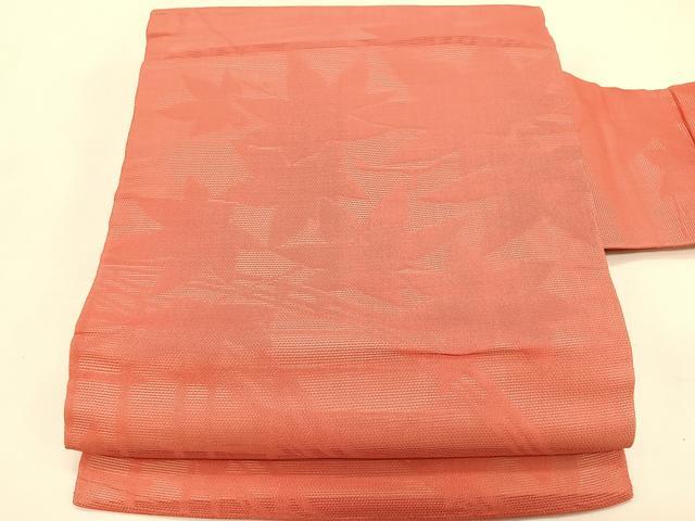平和屋着物*夏物 九寸名古屋帯 渡橋楓文 正絹 逸品 CABK1201fb