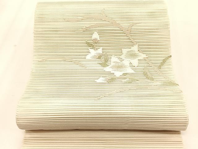 平和屋着物*夏物 八寸名古屋帯 絽綴れ 桔梗 金糸 正絹 逸品 CABK1227fb