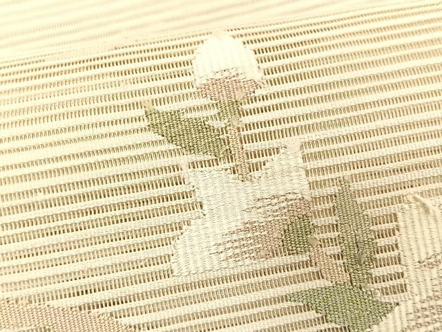 平和屋着物*夏物 八寸名古屋帯 絽綴れ 桔梗 金糸 正絹 逸品 CABK1227fb