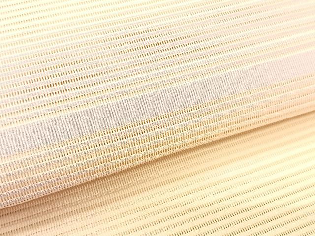 平和屋着物*夏物 八寸名古屋帯 絽綴れ 霞横段文 正絹 逸品 CABK1228fb