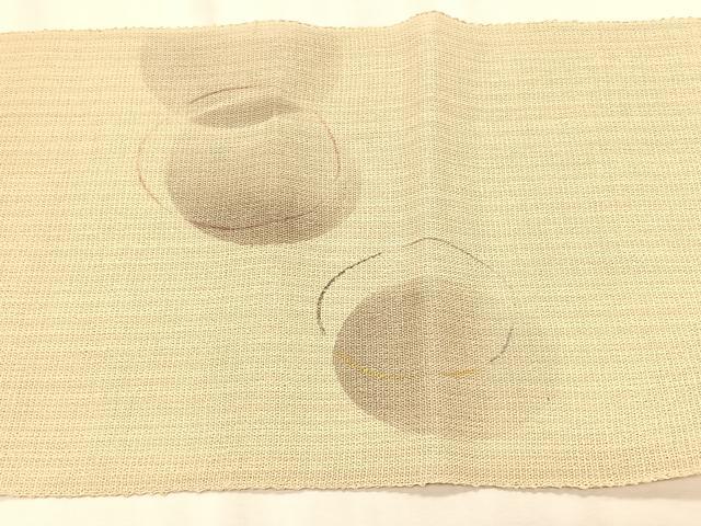 平和屋着物*夏物 八寸名古屋帯 丸文 金彩 CABK1242fb